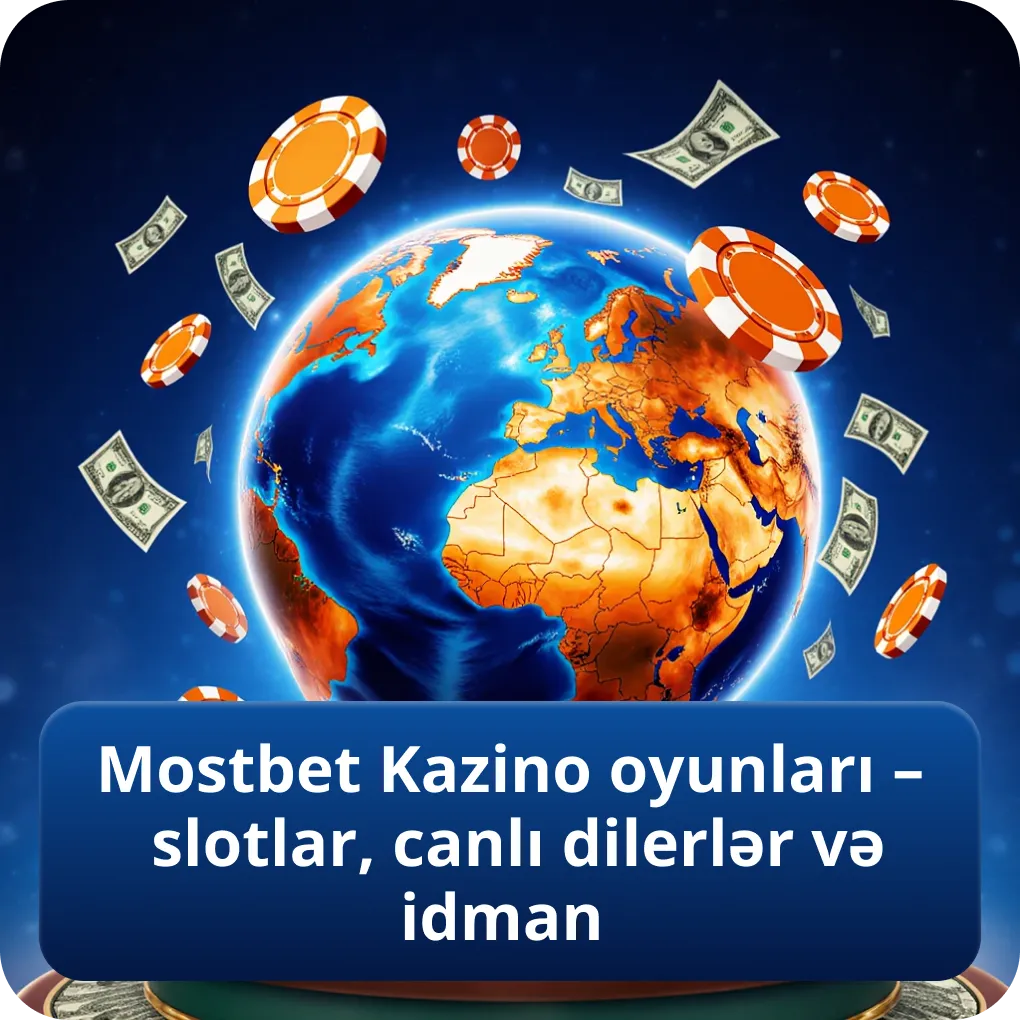 Mostbet kazino oyunları – slotlar, canlı dilerlər və idman